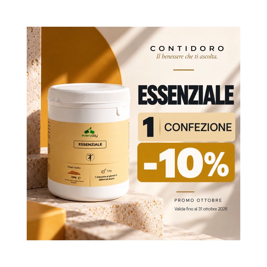 ESSENZIALE — 1 confezione, sconto 10%