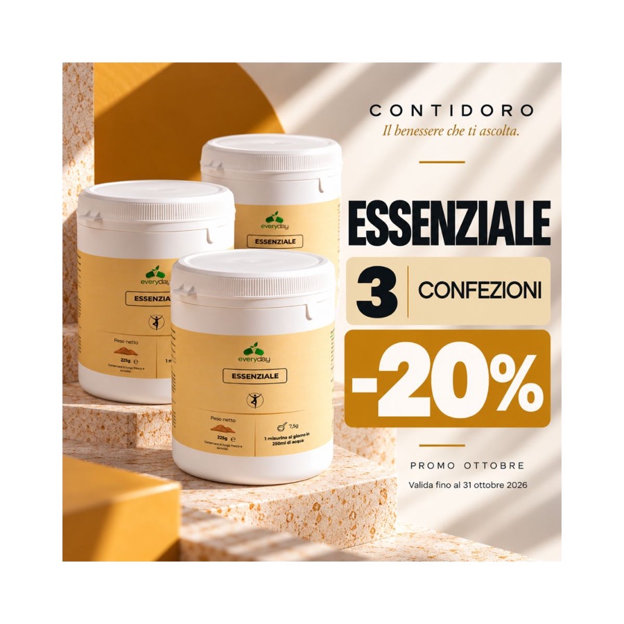ESSENZIALE — 3 confezioni, sconto 20%